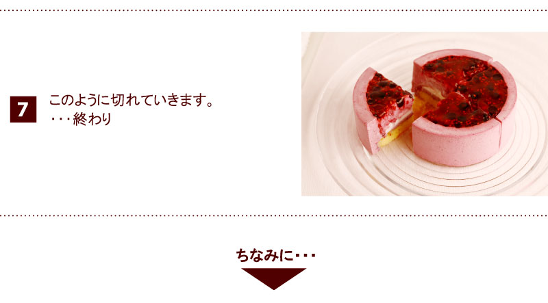 ケーキをきれいに切る方法