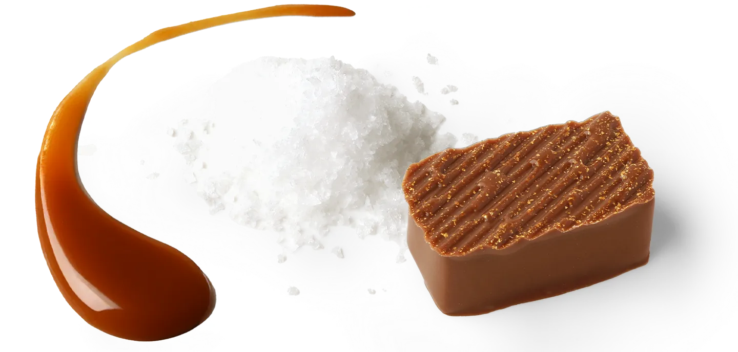 キャラメルと塩のイメージ