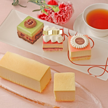 幻のチーズケーキとプチガトー3種セット
