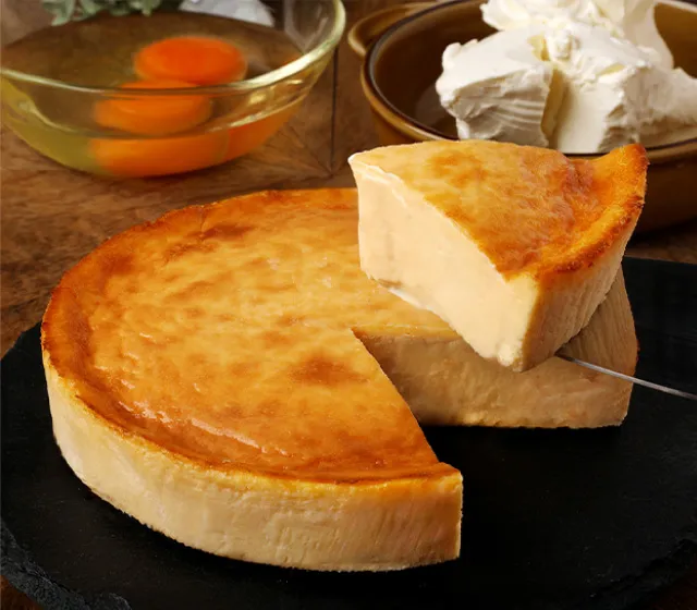 クリーミー・バスクチーズケーキの写真