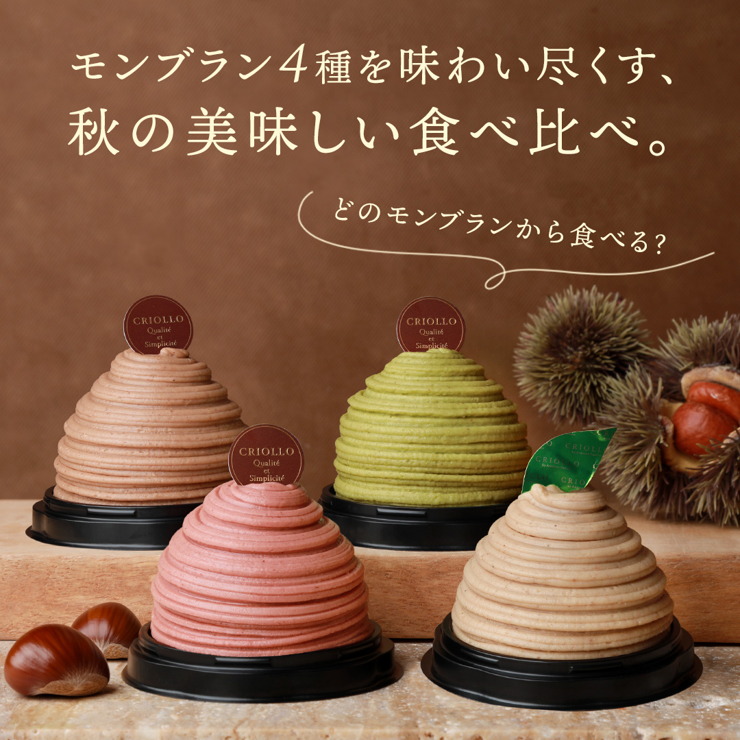 モンブラン4個セット