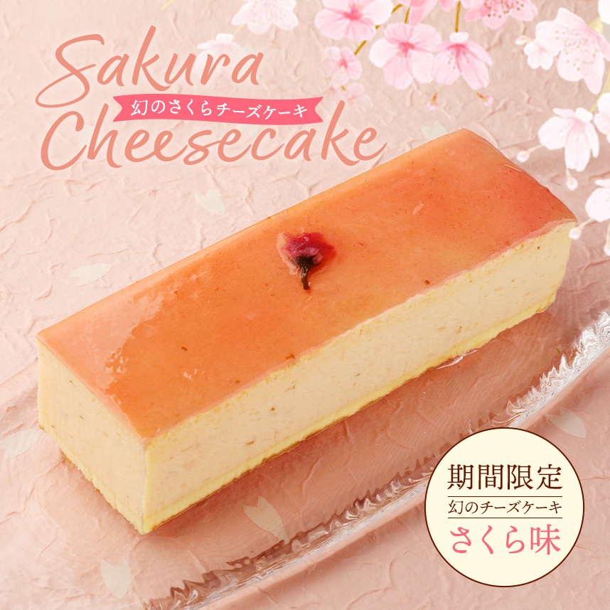 桜チーズケーキ