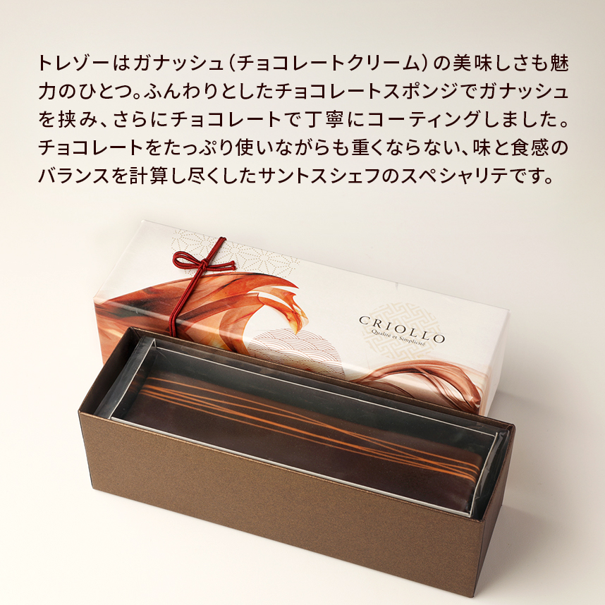 チョコレートケーキ】トレゾー・ジャポネ・フランコ│キャラメル・サレ