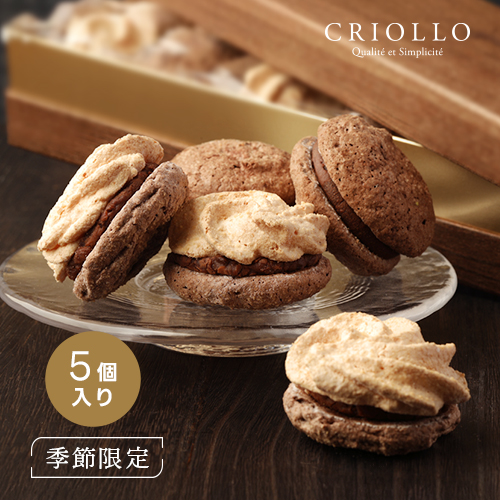 冬のヨーヨーマカロン5個セット