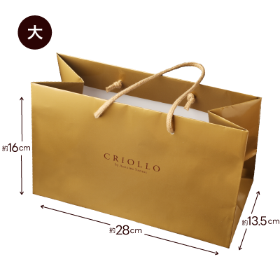 チョコ手さげ袋(大)