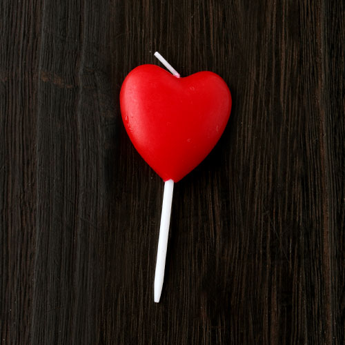 ハートキャンドル