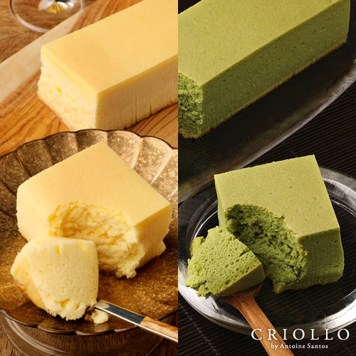 抹茶チーズケーキと幻のチーズケーキの食べ比べセット
