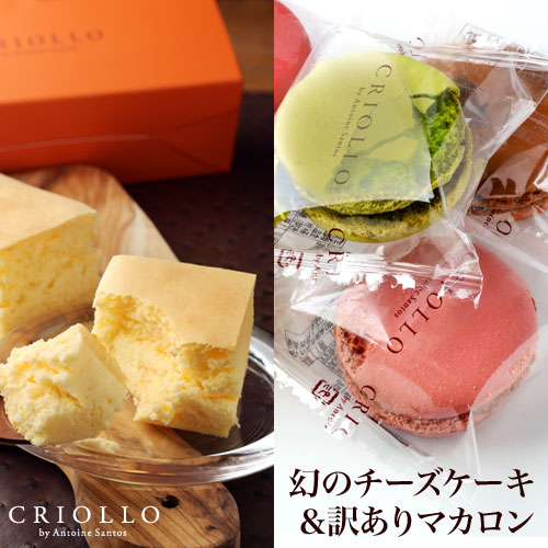 幻のチーズケーキ＋訳ありマカロン