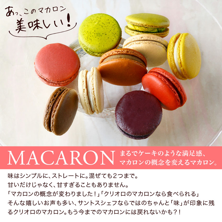 マカロン】パティシエセット(5個入り)(ショコラ・ガイア・ピスタチオ