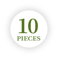 10 PIECES