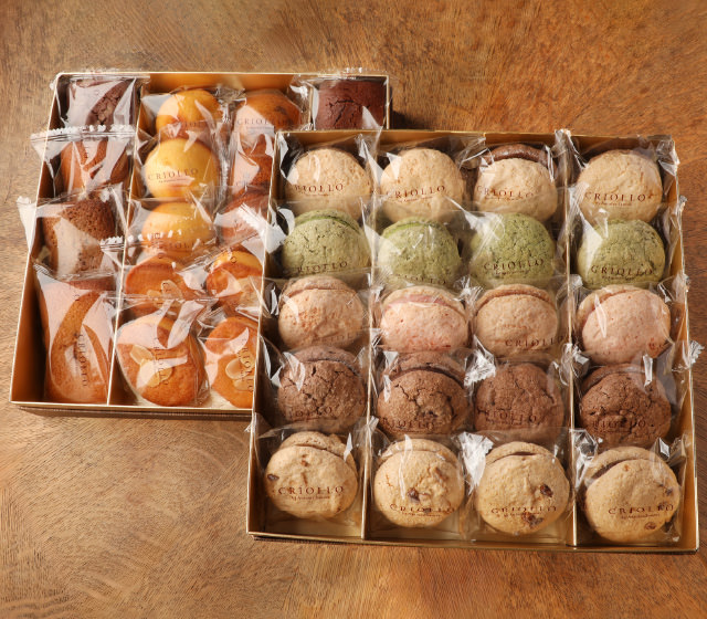 Coffret de 38 Gourmandises 二段重箱セット（38個入）