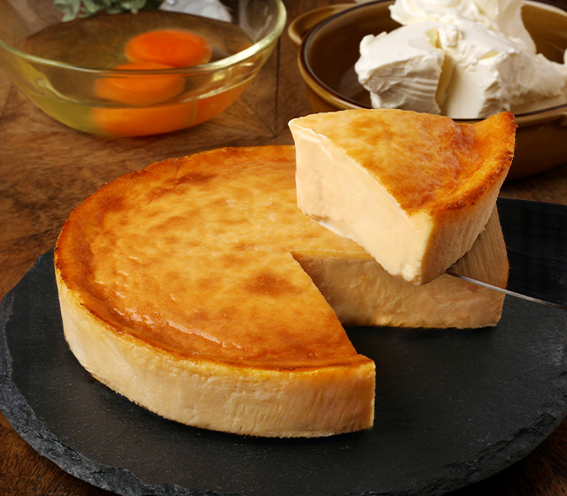 クリーミーバスクチーズケーキ